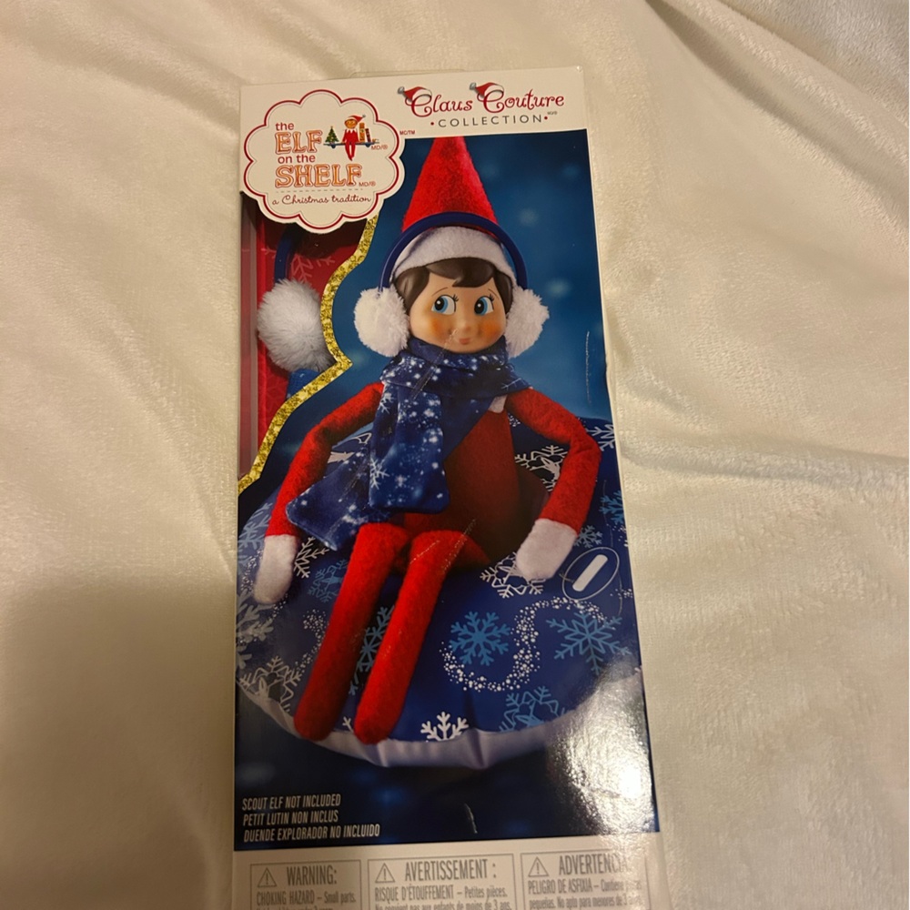 Elf on the shelf inner tube and scarf